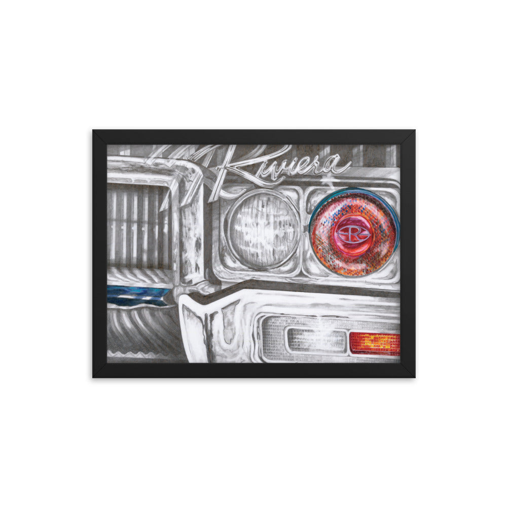 Framed Art Print - Buick Riviera