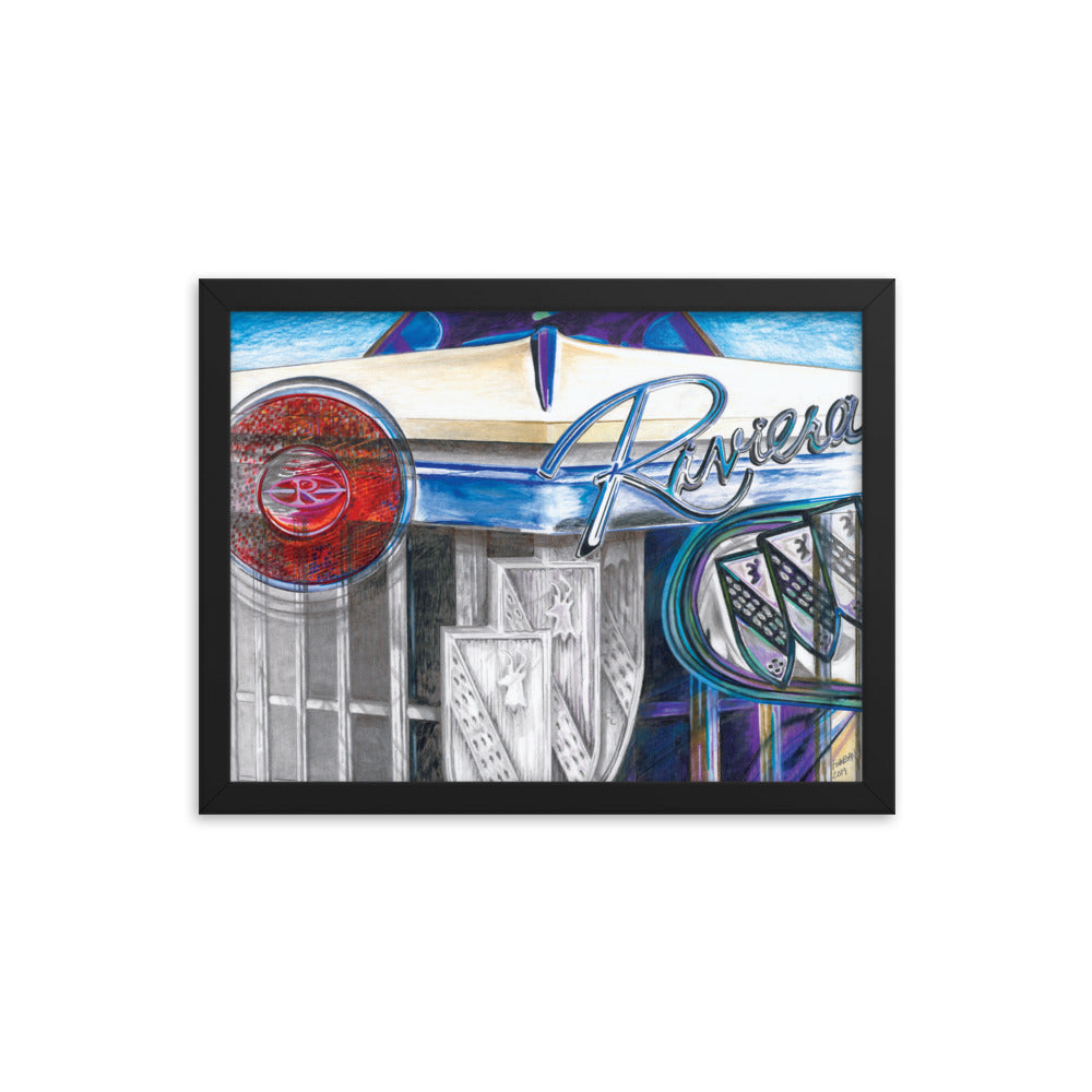 Framed Art Print - Buick Riviera