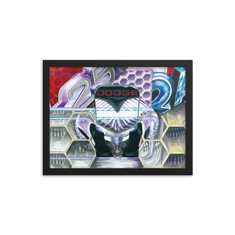 Framed Art Print - Dodge Ram