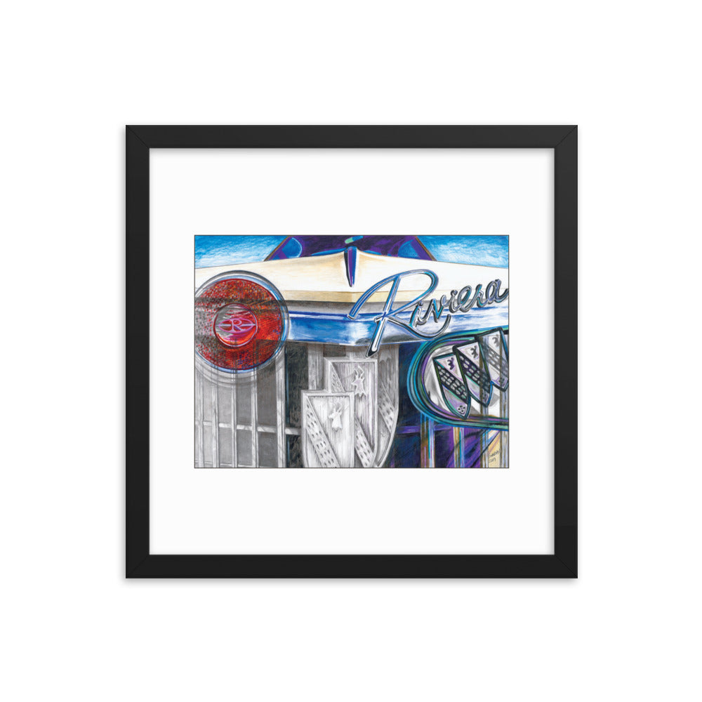 Framed Art Print - Buick Riviera