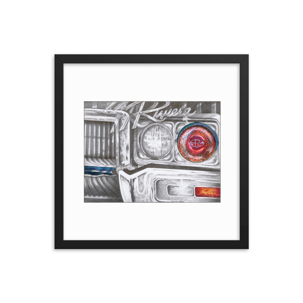 Framed Art Print - Buick Riviera