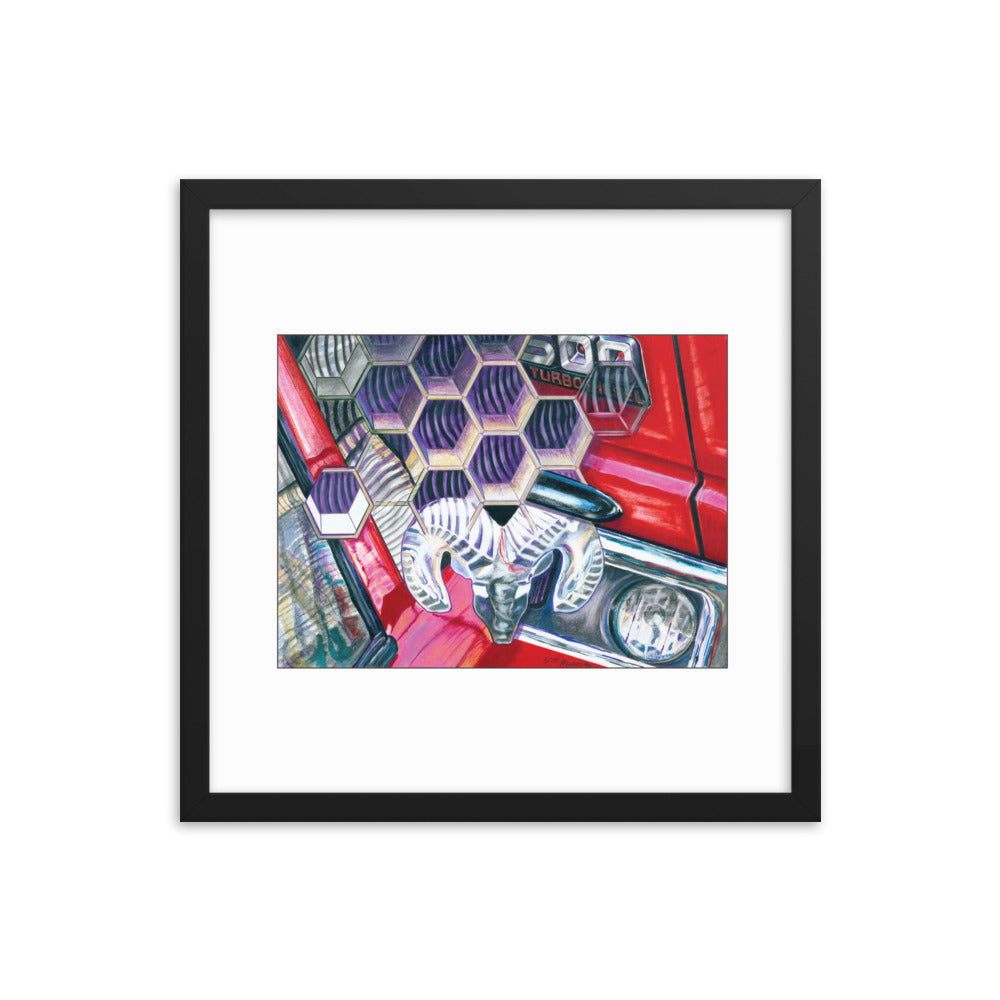 Framed Art Print - Dodge Ram