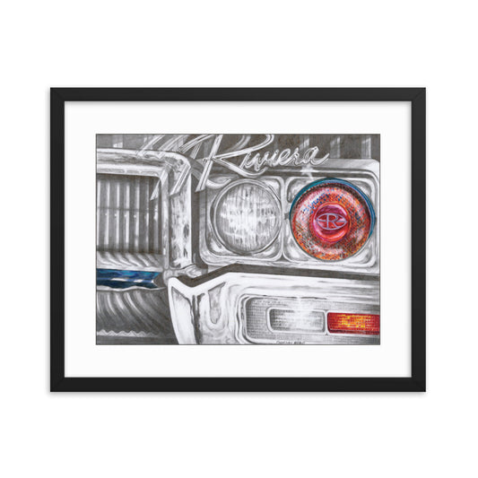 Framed Art Print - Buick Riviera