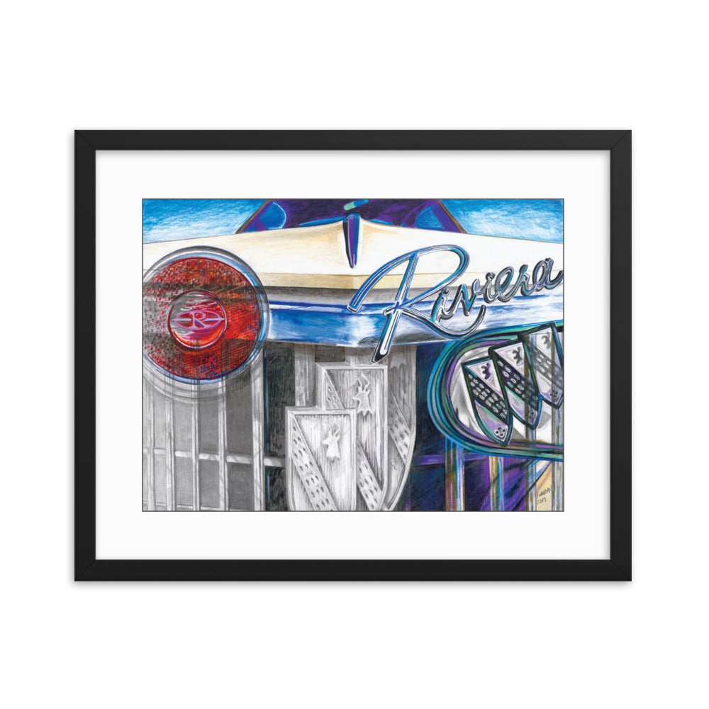 Framed Art Print - Buick Riviera