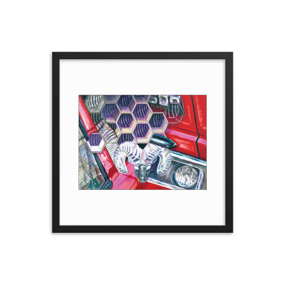 Framed Art Print - Dodge Ram