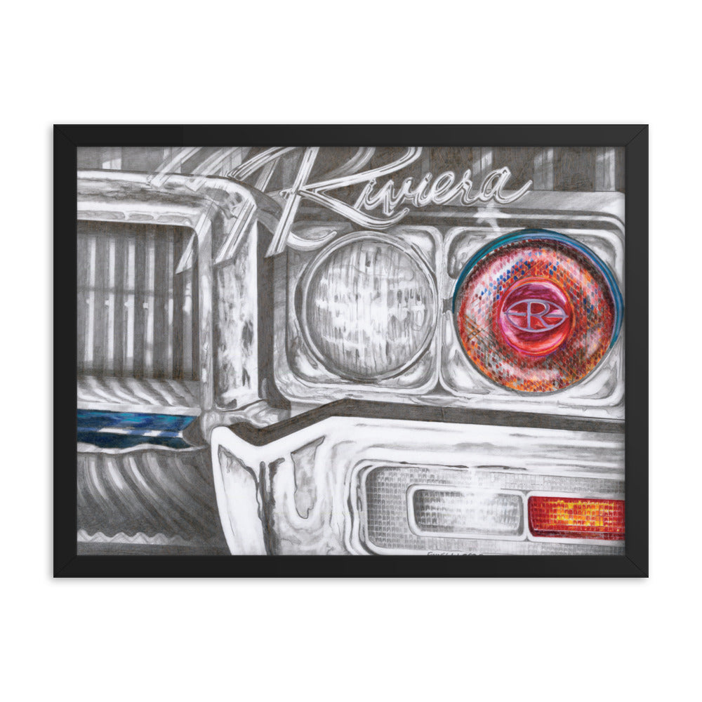 Framed Art Print - Buick Riviera