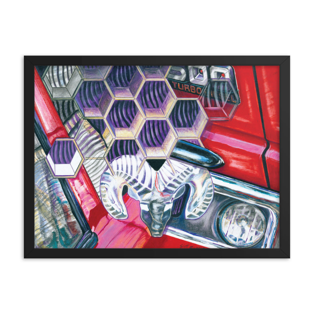 Framed Art Print - Dodge Ram