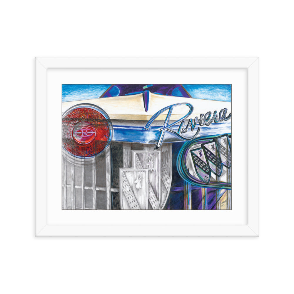 Framed Art Print - Buick Riviera