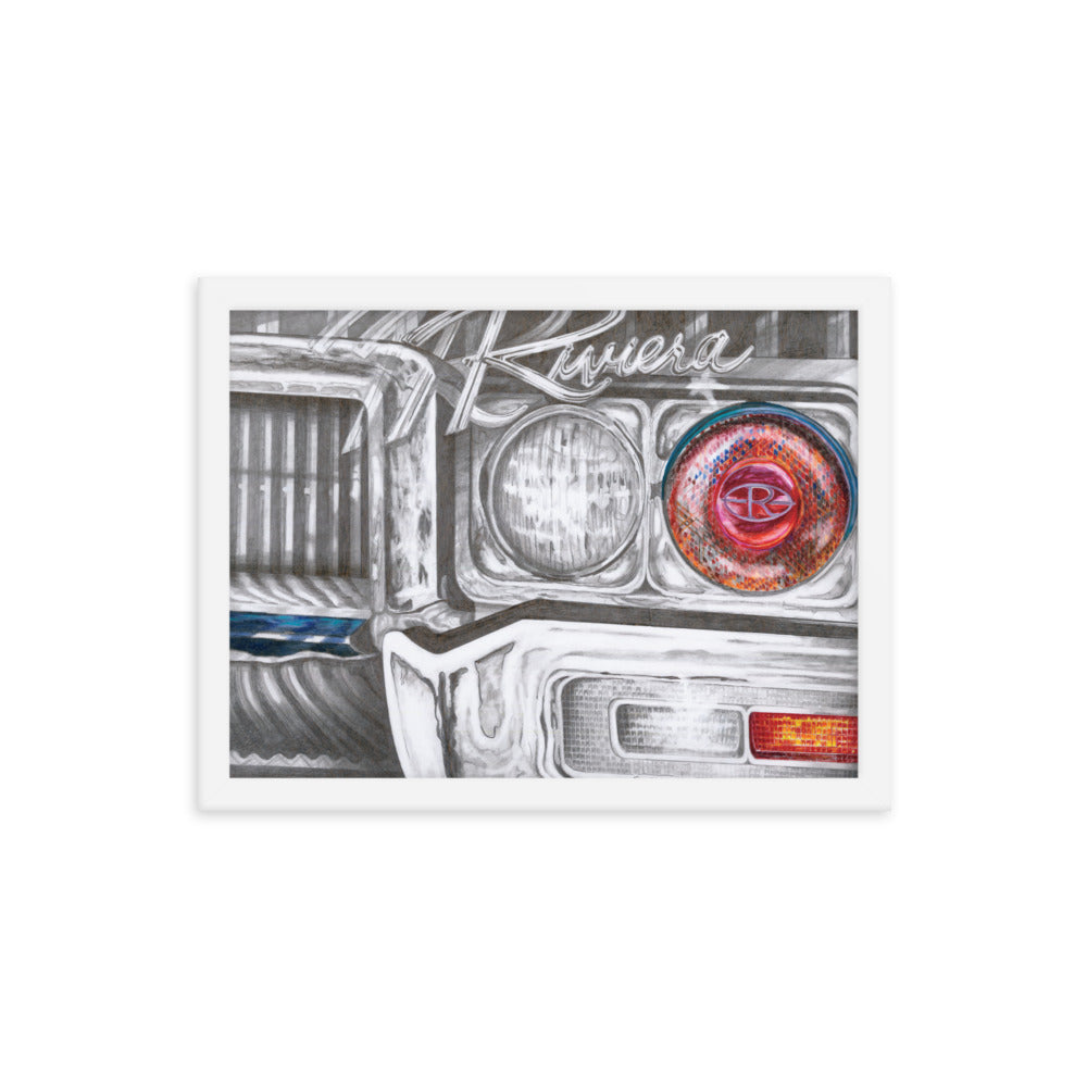 Framed Art Print - Buick Riviera