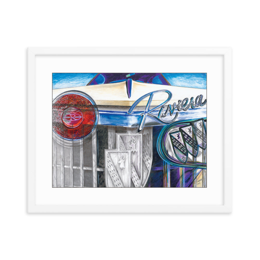 Framed Art Print - Buick Riviera