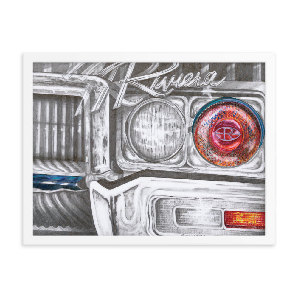 Framed Art Print - Buick Riviera