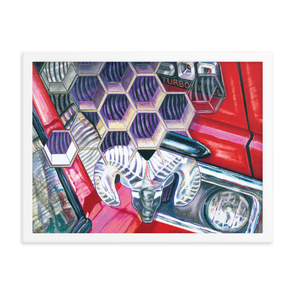 Framed Art Print - Dodge Ram